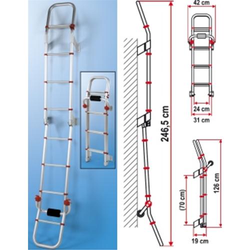 SCALETTA ESTERNA DELUXE 8 02426-02-