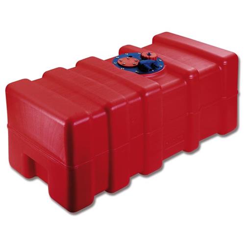 SERBATOIO ROSSO PER CARBURANTE 60LT 65X35X30 (AXBXH)