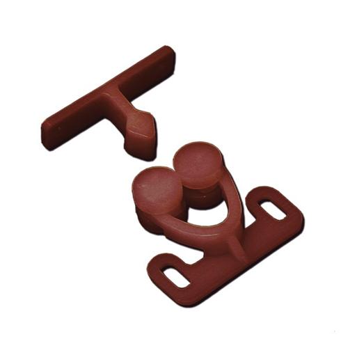 FERMA ANTINE CHIUSURA A DOPPIA ROTELLA MARRONE