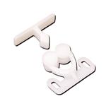 FERMA ANTINE CHIUSURA A DOPPIA ROTELLA BIANCO