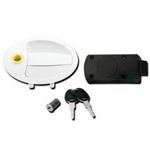 SERRATURA COMPLETA PER PORTELLONE OVALE BIANCA 100X160 12030028PEN