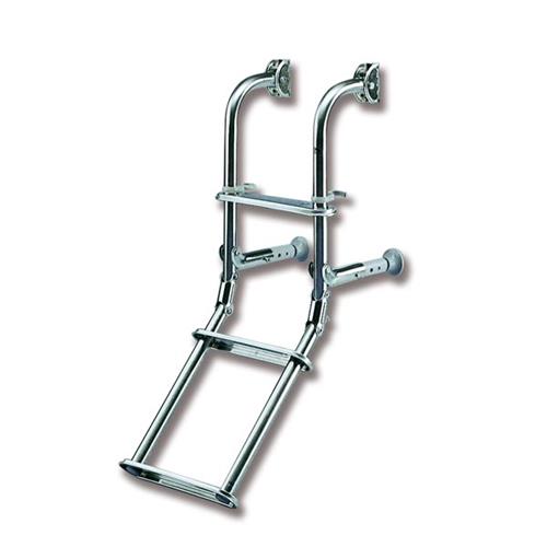 SCALETTA PIEGHEVOLE PER SPECCHIO DI POPPA INOX "TAU" 4 GRADINI