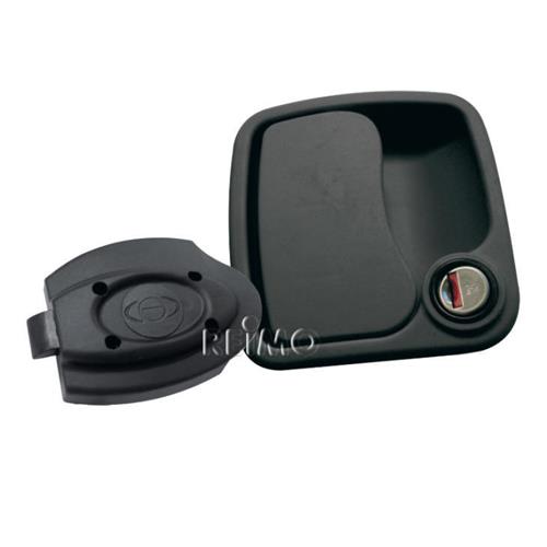 SERRATURA COMPLETA PER PORTELLONE NERA 118X141 SP. 26-34 ZADI EUROGARAGE