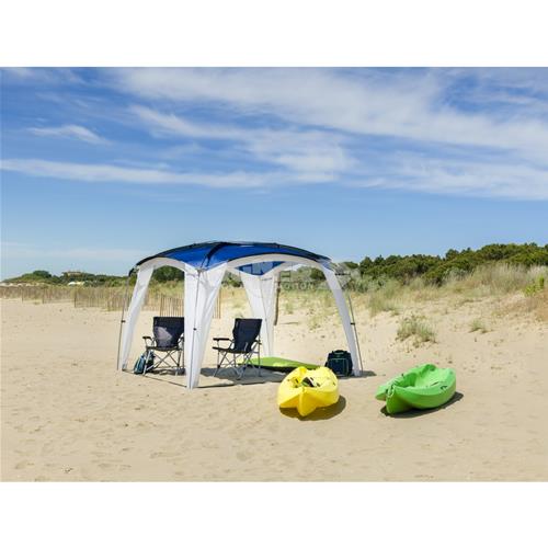 GAZEBO 3X3MT MEDUSA II BLU CON 2 LATERALI 0102034N.C30