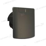 PRESA DI CORRENTE MASCHIO FISSA 230V FORO DIAMETRO 90MM SAGOMATA NERO