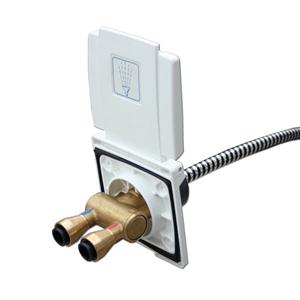 PRESA ESTERNA ACQUA CON MISCELATORE TUBO 200MM ATT. JHON GUEST 12MM