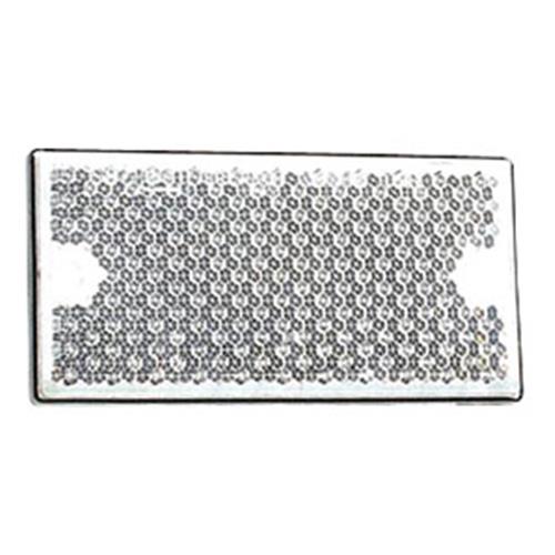 CATARIFRANGENTE RETTANGOLARE BIANCO DIM 105X54MM PER CAMPER CARRELLI E CARAVAN A VITE