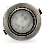 FARETTO 12V DA INCASSO LED Ø69MM SATINATO