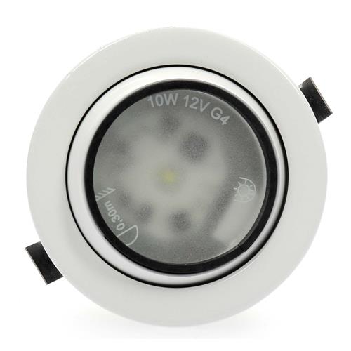 FARETTO 12V DA INCASSO LED Ø69MM BIANCO