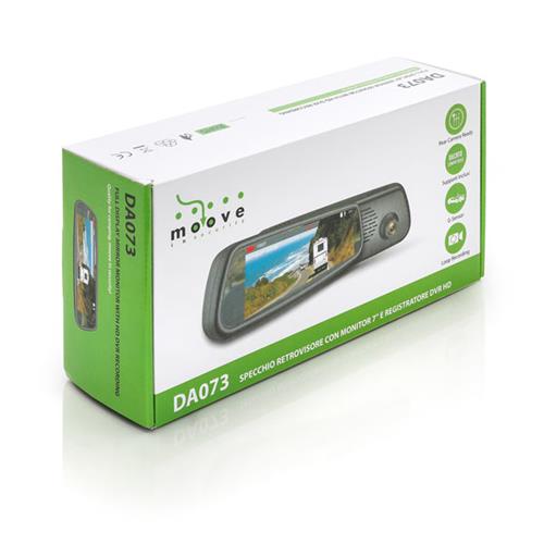 DASHCAM MONITOR 7,3" SU SPECCHIO RETROVISORE PER DUCATO X250 E X290 >2006 DA073