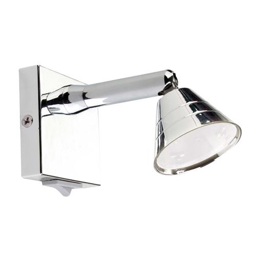 FARETTO 12V DA APPOGGIO LED 50X50MM QUADRATO 96MM