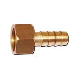 RACCORDO PORTAGOMMA IN OTTONE 12MM 3/8F