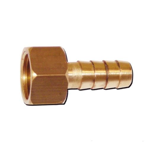 RACCORDO PORTAGOMMA IN OTTONE 12MM 3/8F