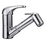 MISCELATORE MONOCOMANDO CON DOCCIA ESTRAIBILE