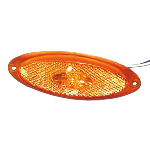 MODULO DI INGOMBRO LATERALE A LED 125X45X14MM INT 112MM BAS. ARANCIO