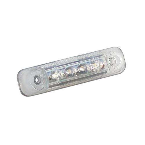 MODULO INGOMBRO POSTERIORE A LED S24 DIM 65X16X6.5MM INT 45MM LED ROSSI