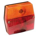 MODULO MULTIFUNZIONE POSTERIORE DIM 95X90X50MM SX/DX PER CARRELLI E CARAVAN C/LUCE TARGA