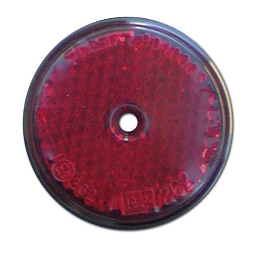 CATARIFRANGENTE TONDO ROSSO DIAM 60 MM PER CARRELLI E CARAVAN A VITE