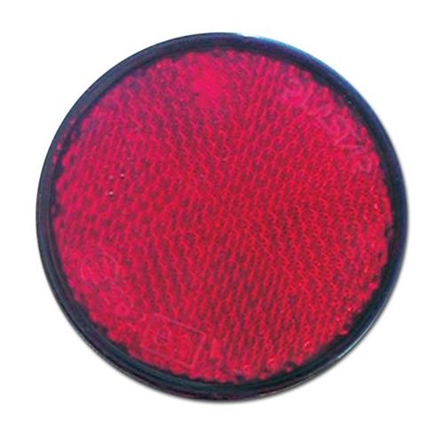 CATARIFRANGENTE TONDO ROSSO DIAM 60 MM PER CARRELLI E CARAVAN ADESIVO