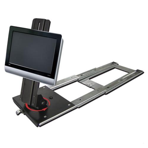 SUPPORTO PORTATELEVISORE SCORREVOLE C/STAFFA GIREVOLE