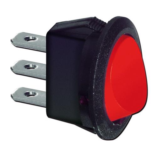 INTERRUTTORE LUMINOSO TONDO 220V 20MM