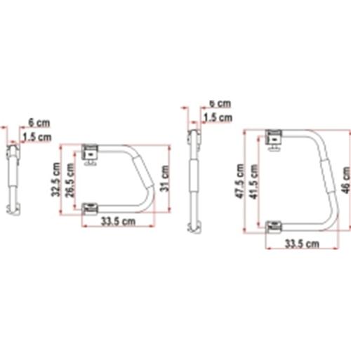 MANIGLIONE DI SICUREZZA SECURITY 31 WHITE 03513-01-