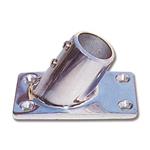 BASE RETTANGOLARE 60° Ø22MM