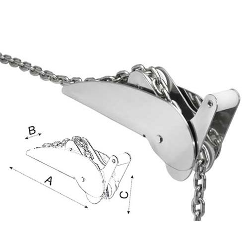 MUSONE DI PRUA WHALE 495X90X150MM