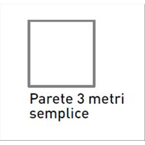 GAZEBO BEAVERBRAND PARETE LATERALE 3MT