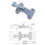 CERNIERA IN OTTONE 83MM