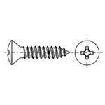 VITI AUTOFILETTANTI INOX TESTA SVASATA A CROCE Ø4,2X19MM 15PZ