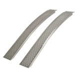 RAMPE FISSE IN ALLUMINIO CURVA PER GARAGE COPPIA