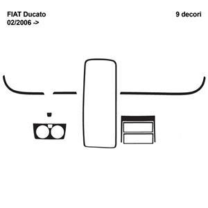 KIT RADICA PER CRUSCOTTO DUCATO X250 9PZ
