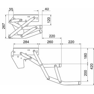 GRADINO ELETTRICO DOUBLE STEP 440MM ALU 307572