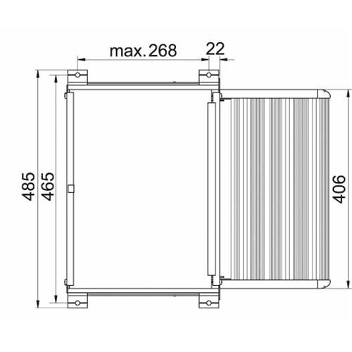 GRADINO MANUALE SLIDE OUT STEP 400MM ALU 307564