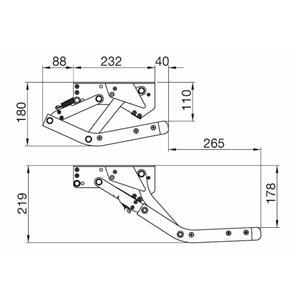 GRADINO MANUALE SINGLE STEP 550MM ALU 308766