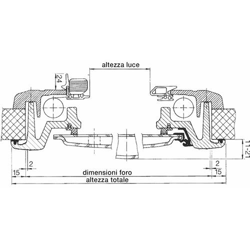 FINESTRA A COMPASSO SEITZ S4 350X500