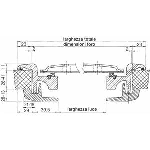 FINESTRA A COMPASSO SEITZ S4 350X500
