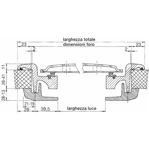 FINESTRA A COMPASSO SEITZ S4 350X500