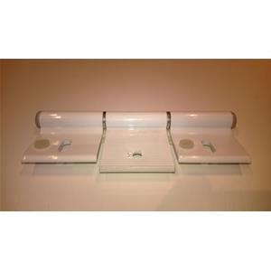 CERNIERA PER PORTE E PORTELLI 125X48MM BIANCA