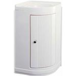 LAVELLO IN TERMOFORMATO A ANGOLO CON COLONNA SX 430X430X800MM