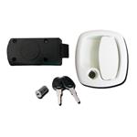 SERRATURA COMPLETA PER PORTELLONE BIANCA 106X97 NEW SYSTEM