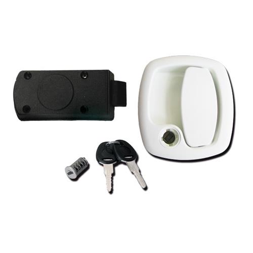 SERRATURA COMPLETA PER PORTELLONE BIANCA 106X97 ZADI