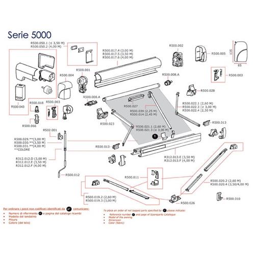 LEVA BLOCCO GAMBA PER TENDALINI THULE TUTTI MODELLI FINO AL 2015 (2 PZ) 1000, 3000, 4000, 4500, 5000, 5002 E 6002 