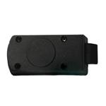 SERRATURA PER PORTELLONE NERA SOLO PARTE INTERNA 120X56MM