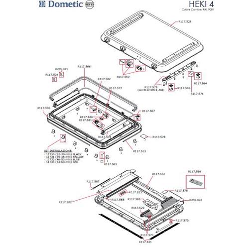 HEKI 3/4 PLUS ZANZARIERA PLISSETTATA BG1721