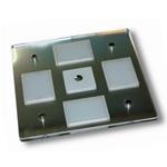 PLAFONIERA A LED QUADRUPLA TOUCH 4000K CON LUCE NOTTURNA