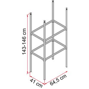 SISTEMA SCAFFALI GARAGE SYSTEM STANDARD 98655-907