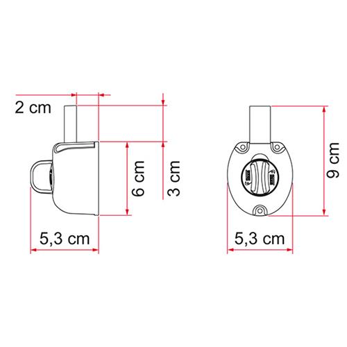SERRATURA AGGIUNTIVA SAFE DOOR GUARDIAN 05388-01-