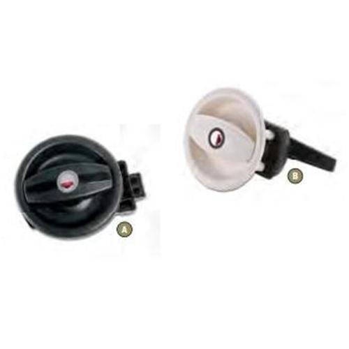 SERRATURA CARAVAN E CAMPER TONDA DX PER PORTA NERA